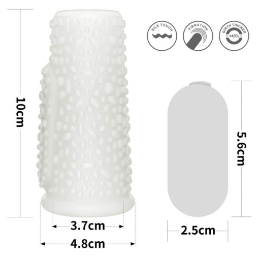 Vibrating Spiral Knights Ring (White) II - Img 2