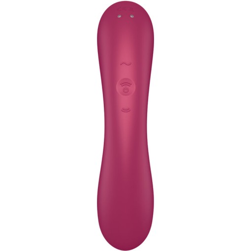 Vibrator 3 în 1 Satisfyer Curvy Trinity 1, red (17,5cm) - Img 4
