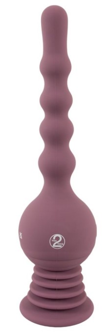 Vibrator anal flexibil, cu ventuza elastica Turbo Shaker Anal Lover ( 27,7 cm) - Img 2