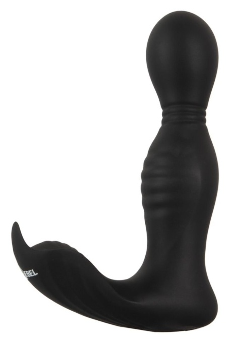 Vibrator anal rotativ cu telecomanda RC Butt Plug with 2 Functions (13,7 cm) - Img 3