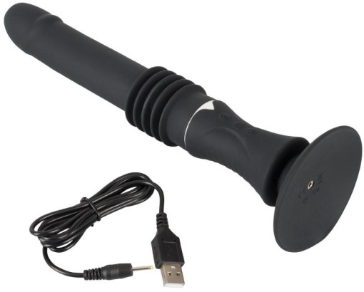 Vibrator cu funcție de împingere și ventuză Portable Fucking Machine - Miscare Sus/Jos - Img 5