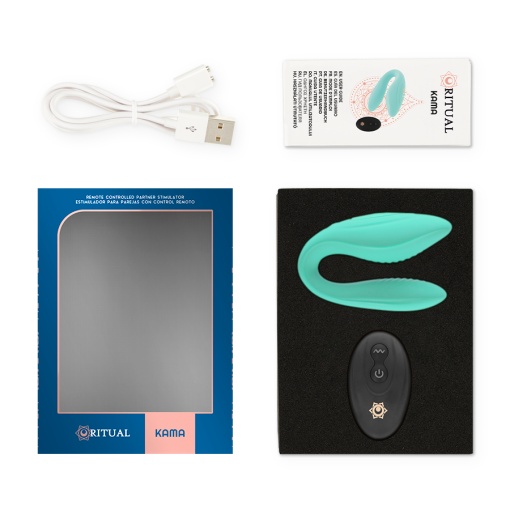 Vibrator cu telecomanda pentru cupluri Rithual Kama Aqua - Img 5