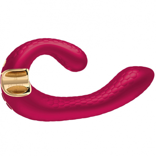 Vibrator de lux stimulator dublu SHUNGA - MIYO INTIMATE Fuchsia