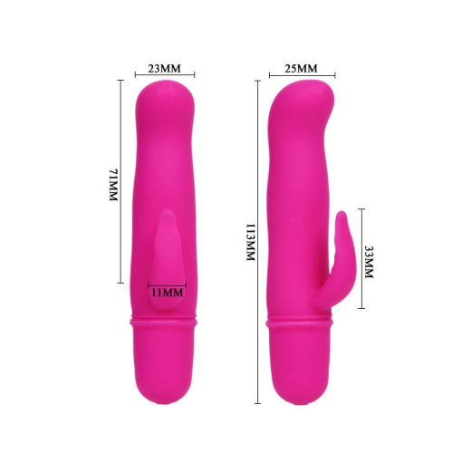 Vibrator din silicon 10 functii de vibratie Pretty Love Blithe 11cm - Img 5