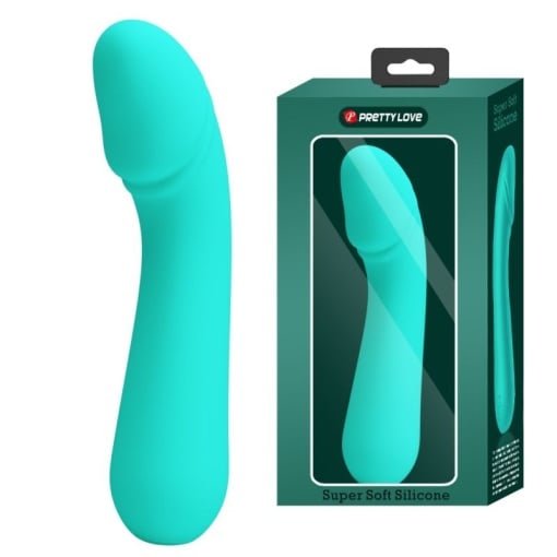 Vibrator din silicon Cetus Turcoaz, 12 Moduri Vibratii, Sillicon, 15 cm - Img 4