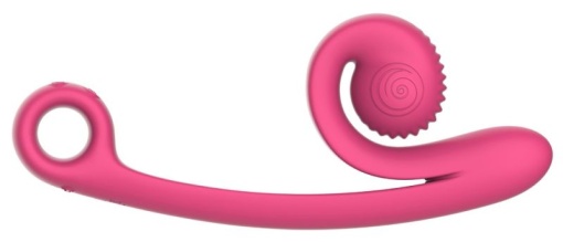 Vibrator dublu flexibil cu 2 motoare Snail Vibe Curve (24 cm) - Img 3