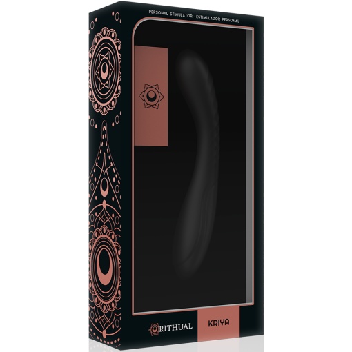 Vibrator G-spot 10 moduri de vibratii Rithual Kira Negru - Img 7