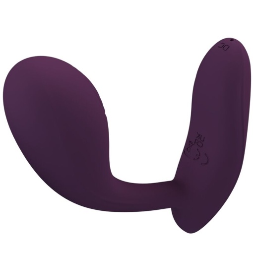 Vibrator G-Spot din silicon, cu aplicatie PRETTY LOVE BAIRD LILA - Img 3
