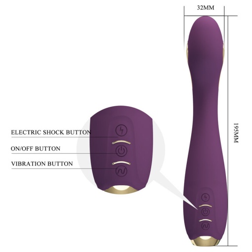 Vibrator inteligent Pretty Love Hector Electroshock Vibrator - Img 7