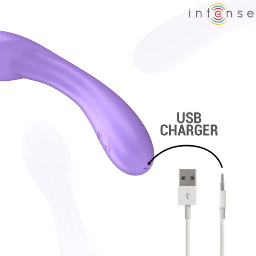 Vibrator INTENSE BECKY – 19 cm, Funcție de incalzire si 7 Moduri de Vibratie - Img 5
