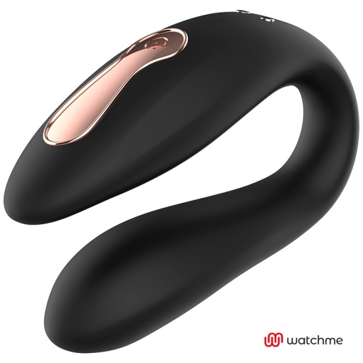Vibrator pentru cupluri Anne's Desire - Dual Pleasure with WATCHME Technology (Black) - Img 6