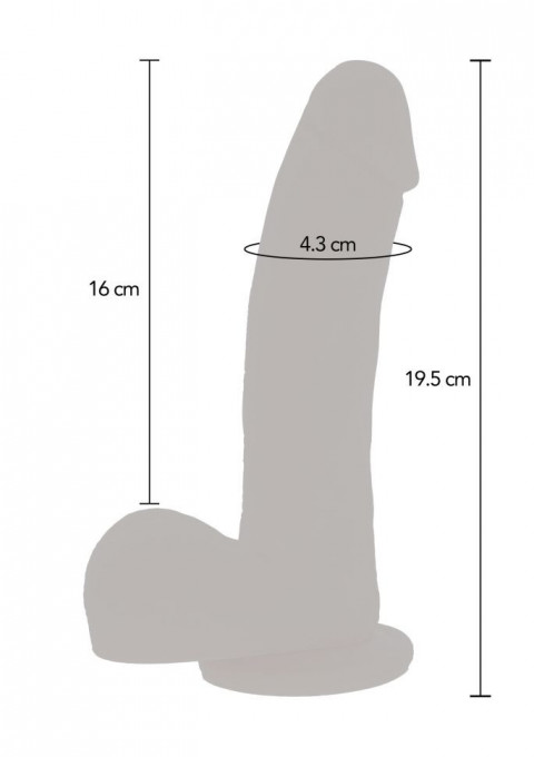Vibrator realist Magnetic Pulse Trusting Dildo (19.5cm) - Img 3