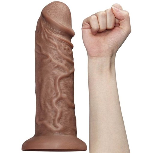 Vibrator Realistic Chubby Brown 26.25cm x 6.3cm - Img 7