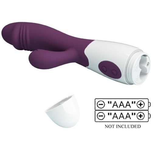 Vibrator stimulator punct G si clitoris Pretty Love - Snappy G-Spot Vibrator Purple 30 funcții de vibrație - Img 3