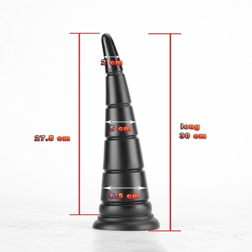 X-MEN Butt Plug Black 30cm - Img 2