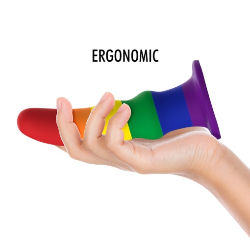 Dildo anal cu vibratii MYTHOLOGY - KUNO PRIDE DILDO M Lungime totală: 15.5 cm - Img 6