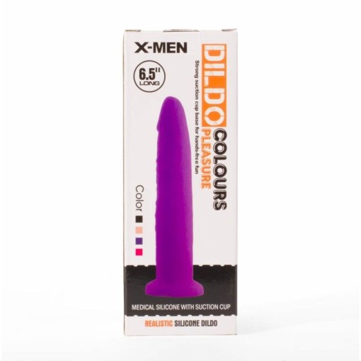 Dildo de inalta calitate din Silicon X-MEN 6.5" Dildo Colours Pleasure Flesh (15.5cm) - Img 4