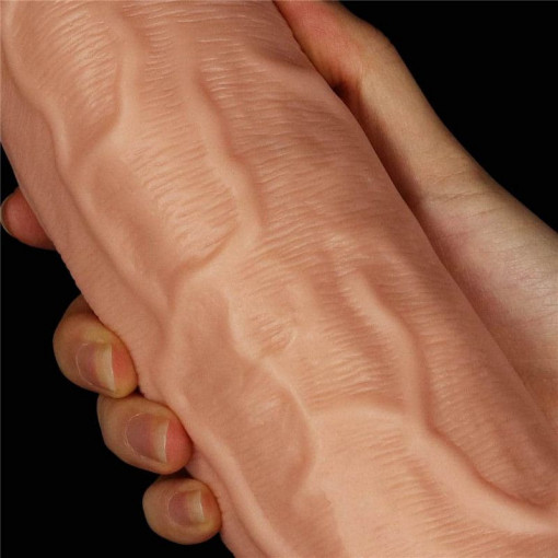 Dildo de marime gigantica Realistic Curved Dildo Flesh 23 x 6.5cm - Img 4
