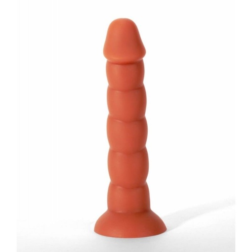 Dildo din silicon cu cap realist Silicon Colours Pleasure Flesh (21.6cm) - Img 4