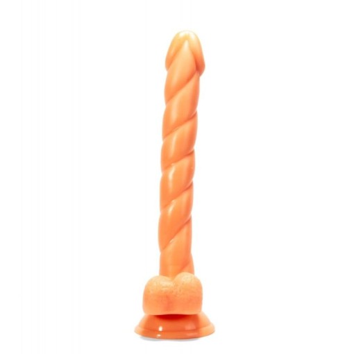 Dildo mare forma realista cu ventuza X-MEN Larry’s Cock Flesh 33cm x 3.5cm - Img 3