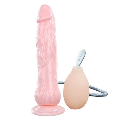 Dildo realist cu ejaculare Lifelike Dong 20 cm - Img 3