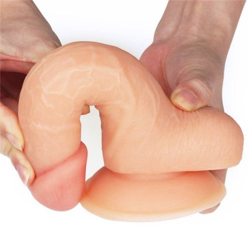 Dildo ultra realist din material super moale si super flexibil 7" The Ultra Soft Dude 18cm