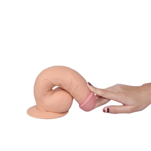 Dildo ultra realist din material super moale si super flexibil The Ultra Soft Dude 20cm - Img 2