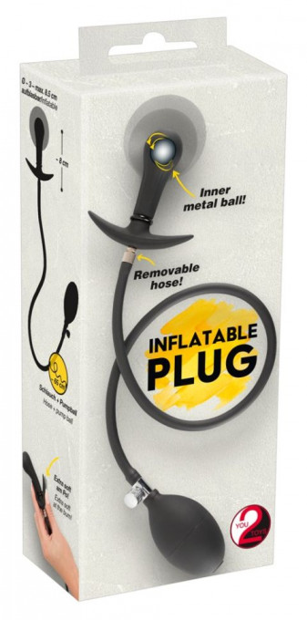 Dop anal gonflabil Inflatable Plug (8cm) - Img 2