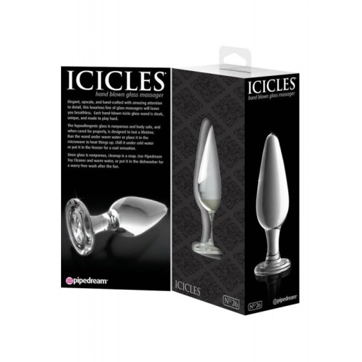 Dop anal sticla Icicles No. 26 - Img 2