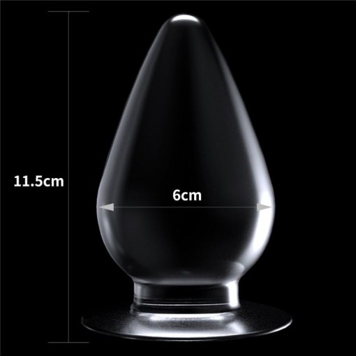 Dop anal transparent 4.5'' Flawless Clear Anal Plug - Img 3