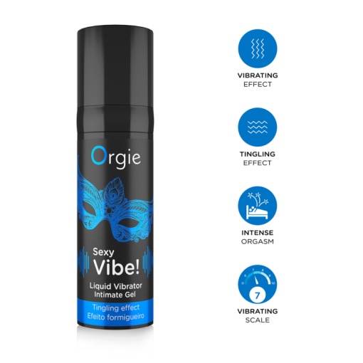 Gel stimulator unisex Sexy Vibe! Liquid Vibrator, 15ml - Img 4