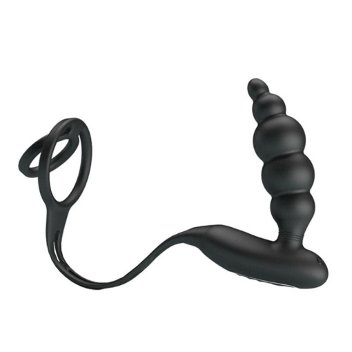 Inel penis cu vibrator de prostata cu 12 functii de vibratie Pretty Love Vibration Penis Sleeve III - Img 2