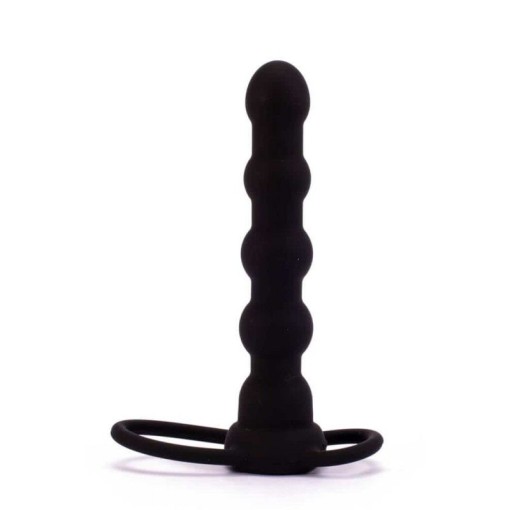 Inel penis Stimulator anal din silicon si cu vibrati Vibrating Fantasy Double Prober - Img 3