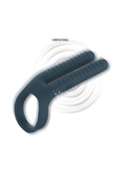 Inel vibrator , 7 moduri de vibratii si 3 viteze FUSHION Vibrating Couple Ring (11 cm) - Img 4