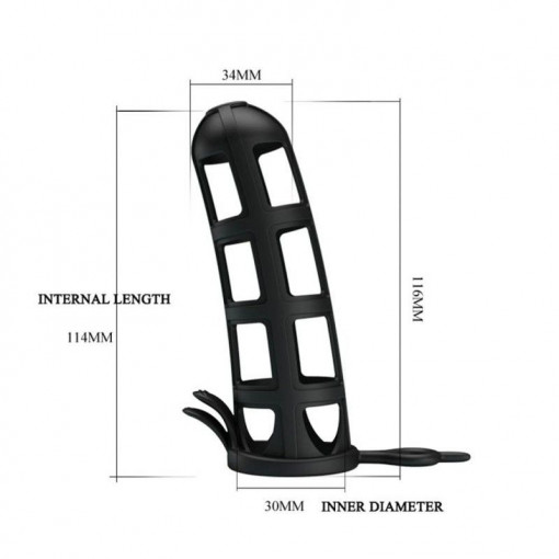 Manson Penis Pretty Love Sleeve (11.6cm) - Img 2