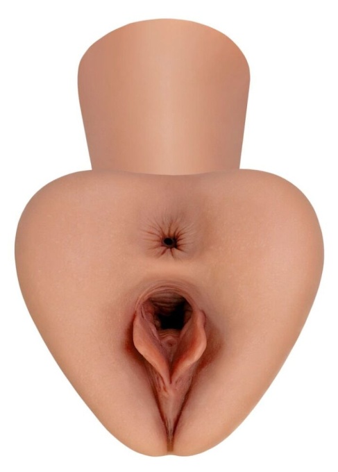 Masturbator sub forma de vagin si de anus Pick Your Pleasure XL Stroker, Mulatru - Img 2