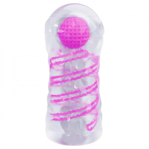Masturbator transparent PRETTY LOVE MASTURBATOR, pink - 15cm - Img 2