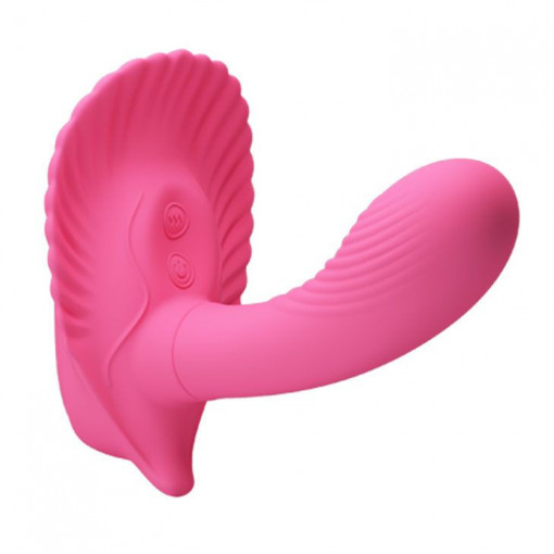 Mini stimulator din silicon cu 30 functii de vibratii Pretty Love Shell stimulator wireless - Img 4