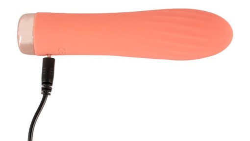 Mini vibrator vaginal și anal cu 10 moduri de vibrație Mini Ribbed Vibrator (13,6 cm) - Img 4
