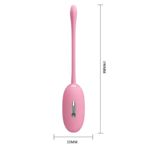 Ou vibrator cu stimulare electrica PRETTY LOVE - SHOCK FUN, PINK - Img 4