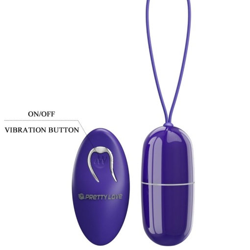Ou vibrator cu telecomanda wireless Pretty Love Arvin - Youth- (7.9 x 3.2cm) - Img 6