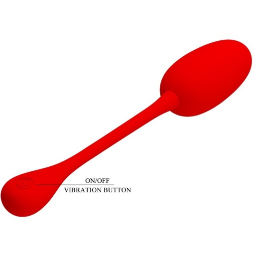 Ou Vibrator Pretty Love Knucker, 12 Moduri Vibratii, Silicon, USB, Rosu - Img 4