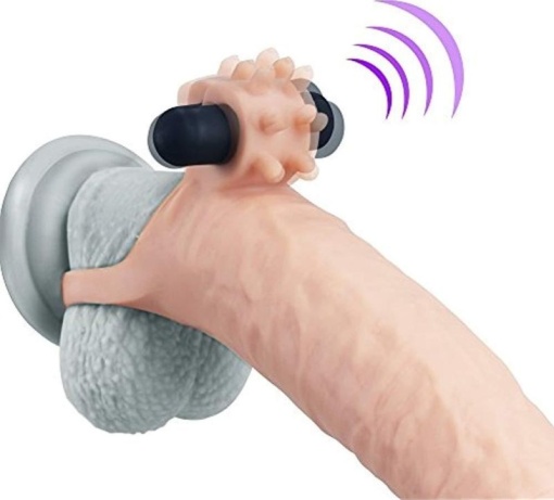 Prelungitor penis cu vibratii Pleasure X-Tender Vibrating Penis Sleeve 18.5cm - Img 4