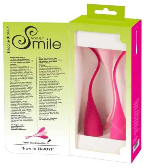Set de 3 bile Kegel cu greutate de 50g, 95g, 130g Kegel Training Balls (18,5 cm) - Img 3