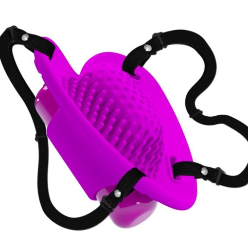 Stimulator pentru clitoris cu 10 functii de vibratie Pretty Love Heartbeat Clitoral Massager (7.2cm) - Img 4