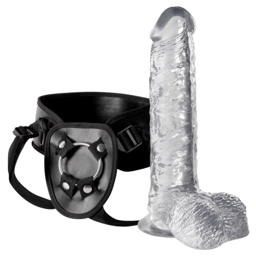 Strap-on with Harness Dildo in forma de penis si ham cu curele - Img 2
