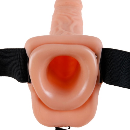 Strapon si extensie in forma de penis cu testicule FETISH FANTASY SERIES - SERIES 9 29 cm - Img 3