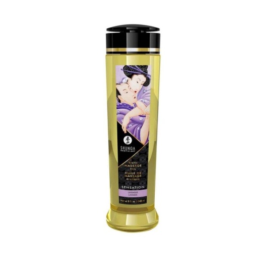 Ulei masaj erotic aroma de lavanda Shunga Sensation Lavander 240ML - Img 2