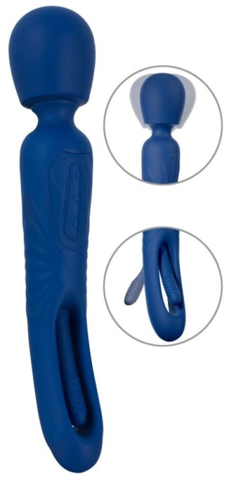 Vibrator 2in1 Wand with Flicking Tongue - Img 2