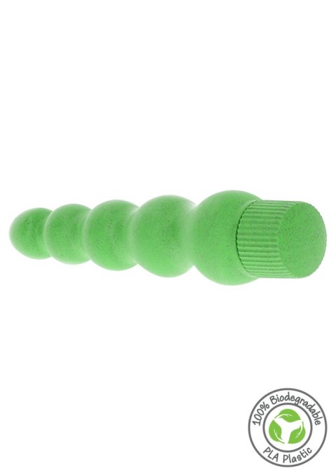 Vibrator biodegradabil Eco Vibrator, Green (18.5cm) - Img 5